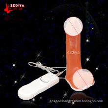 Vibrating Medicial Silicone Fake Rubber Men Penis for Dildo (DYAST095)